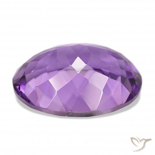 Améthyste Violet intense naturelle ovale, 17.56 ct, IF