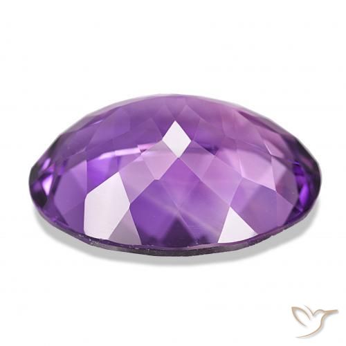 Améthyste Violet vif naturelle ovale, 15.68 ct, IF