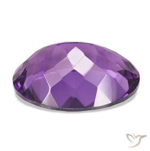 Améthyste Violet moyen naturelle ovale, 16.27 ct, IF