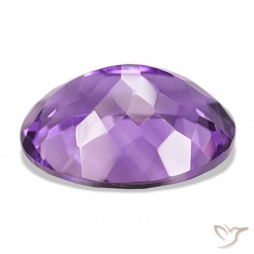 Améthyste Violet intense naturelle ovale, 17.07 ct, IF