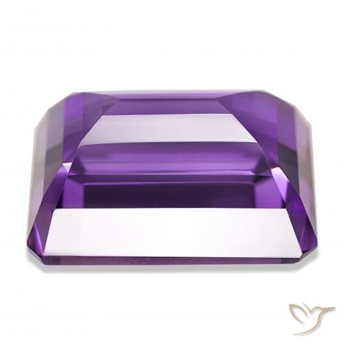 Améthyste Violet intense naturelle Octogone / coupe Émeraude, 25.63 ct, VVS