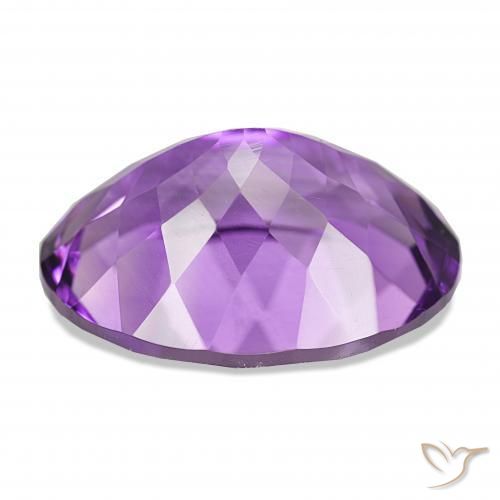 Améthyste Violet Rosâtre naturelle ovale, 17.11 ct, IF
