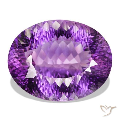 145.50ct Violet intense Améthyste, ovale, IF