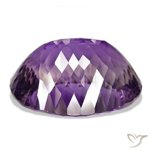 Améthyste Violet intense naturelle Coupe ovale, 145.50 ct, IF