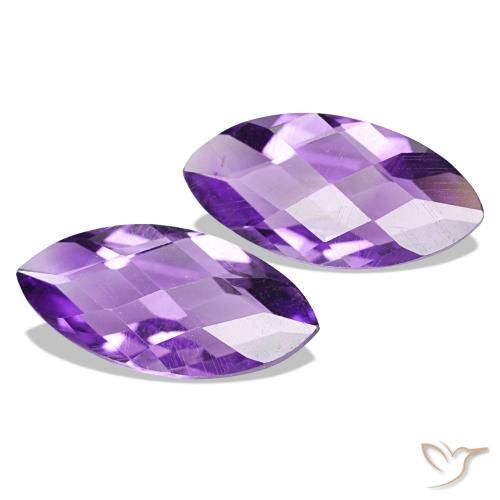 Shop natural 1.01ct Violet vif Améthyste gems, Marquise, from Brésil at GemSelect. In stock, global shipping!