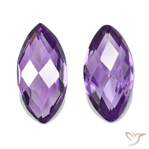 Shop natural 1.14ct Medium Light-Violet Améthyste gems, Marquise, from Brésil at GemSelect. In stock, global shipping!