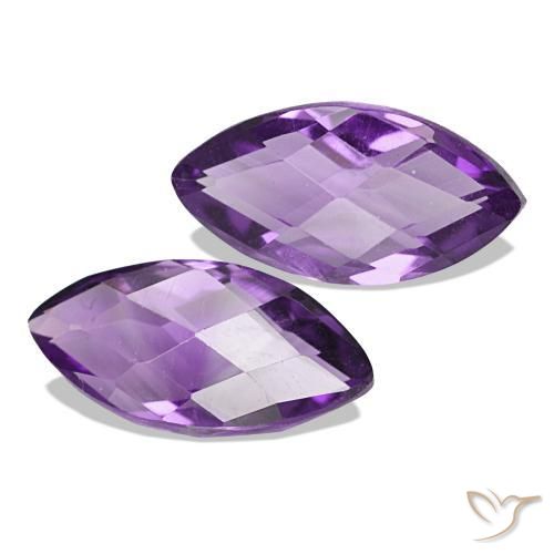 Shop natural 1.29ct Medium Light Purplish-Violet Améthyste gems, Marquise, from Brésil at GemSelect. In stock, global shipping!
