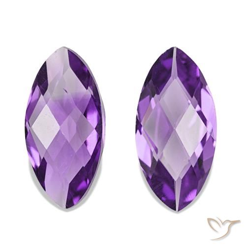 Achetez naturel 0,95ct violet améthyste gems, marquise, en provenance brésil chez gemselect. en stock, livraison internationale!
