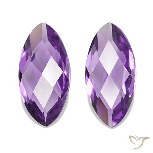 1.03ctw Violet foncé Améthyste, Marquise, VVS-VS