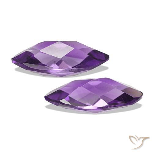 Shop natural 1.03ct Violet foncé Améthyste gems, Marquise, from Brésil at GemSelect. In stock, global shipping!
