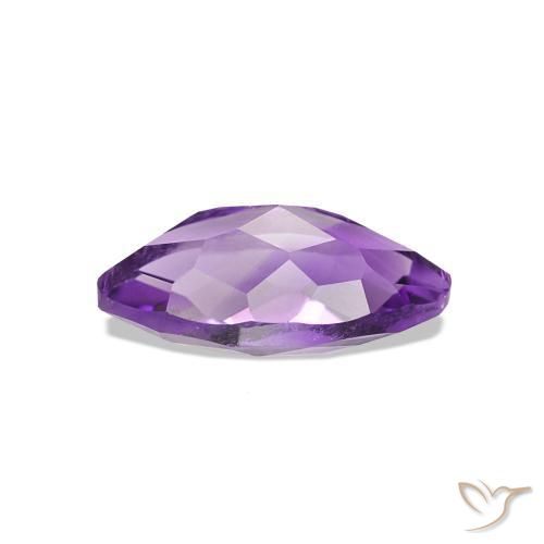 Améthyste Violet intense naturelle Marquise, 0.66 ct, VVS
