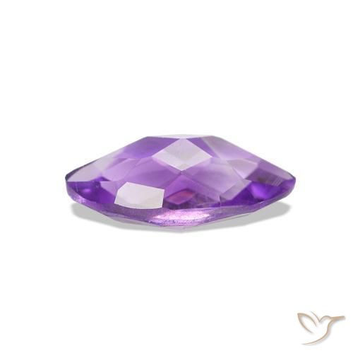 Améthyste Violet intense naturelle Marquise, 0.58 ct, VVS-VS