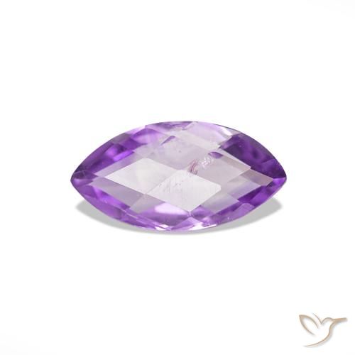 0.57ct Violet Rosâtre Améthyste, Marquise, VS