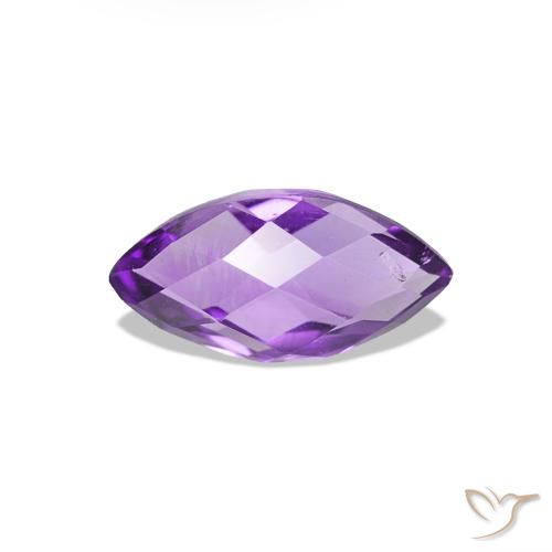 0.56ct Violet Rosâtre Améthyste, Marquise, VS