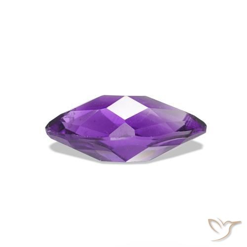 Améthyste Violet Rosâtre naturelle Marquise, 0.59 ct, VVS