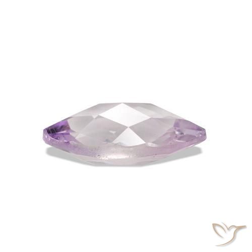Améthyste Violet clair naturelle Marquise, 0.58 ct, VVS