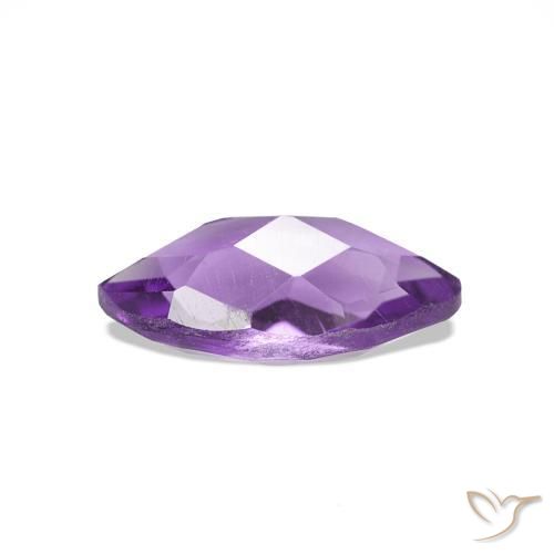 Améthyste Violet violacé naturelle Marquise, 0.62 ct, VVS-VS