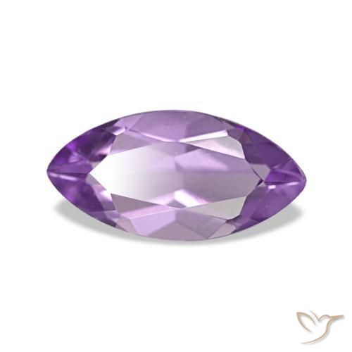 Améthyste Violet moyen naturelle Marquise, 1.08 ct, VS