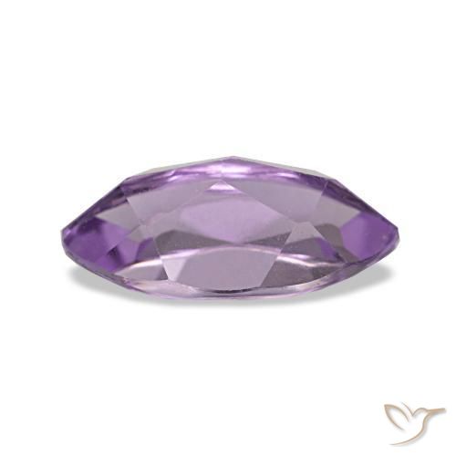 Améthyste Violet moyen naturelle Marquise, 1.08 ct, VS