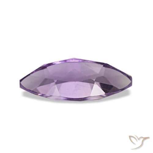 Améthyste Medium Light Purplish-Violet naturelle Marquise, 0.92 ct, VS