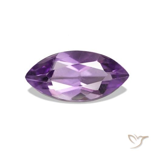 Améthyste Violet moyen naturelle Marquise, 1.06 ct, VVS-VS
