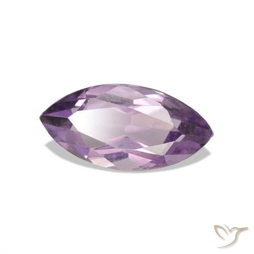 Améthyste Violet moyen naturelle Marquise, 1.10 ct, VVS-VS