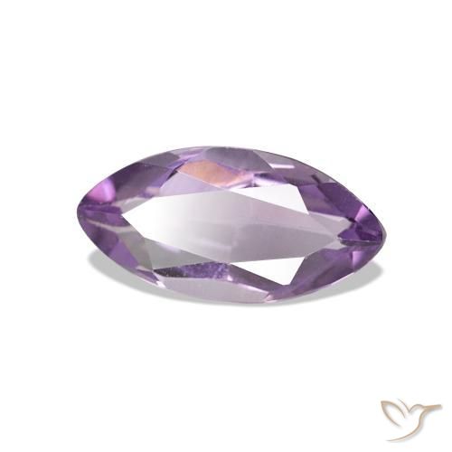 Améthyste Violet moyen naturelle Marquise, 0.98 ct, VVS-VS