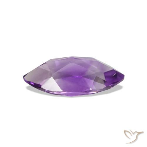 Améthyste Rose violet moyen naturelle Marquise, 0.96 ct, VVS-VS