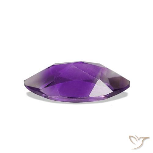 Améthyste Violet moyen naturelle Marquise, 0.94 ct, VVS-VS