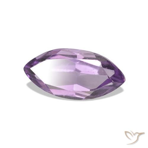 Améthyste Light-Medium Violet naturelle Marquise, 1.12 ct, VVS-VS