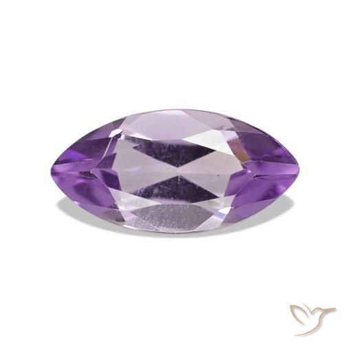 0.95ct Violet moyen Améthyste, Marquise, VVS-VS