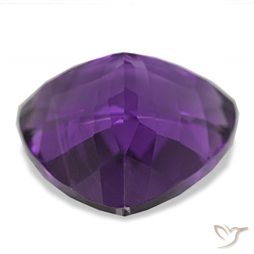 Améthyste Violet intense naturelle Trillion, 43.30 ct, VVS-VS