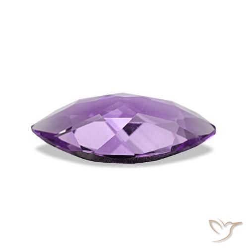 Améthyste Violet moyen naturelle Marquise, 0.78 ct, VVS-VS