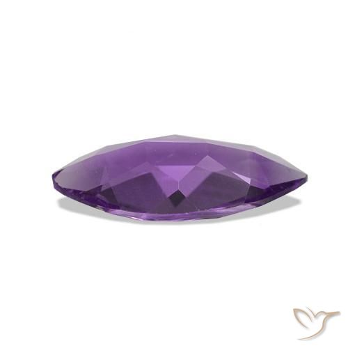 Améthyste Rose violet moyen naturelle Marquise, 0.71 ct, VS