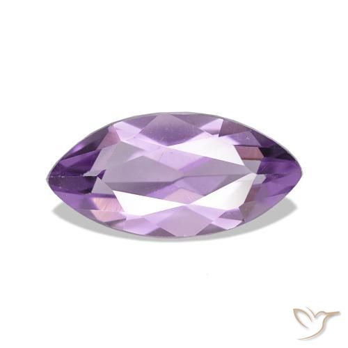 Améthyste Light-Medium Violet naturelle Marquise, 1.05 ct, VS