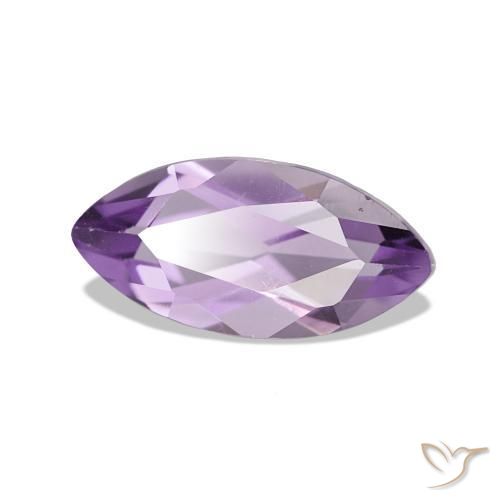Améthyste Light-Medium Violet naturelle Marquise, 1.05 ct, VS