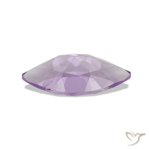 Améthyste Violet moyen naturelle Marquise, 0.89 ct, VS