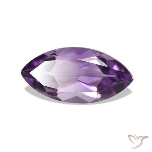 Améthyste Rose violet moyen naturelle Marquise, 1.07 ct, VS