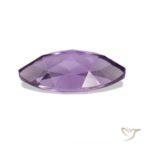 Améthyste Violet moyen naturelle Marquise, 1.07 ct, VS