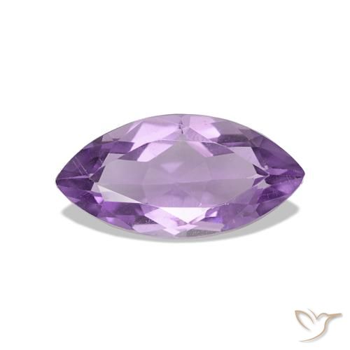Améthyste Light-Medium Violet naturelle Marquise, 1.07 ct, VS