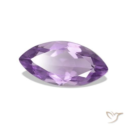 Améthyste Light-Medium Violet naturelle Marquise, 1.07 ct, VS