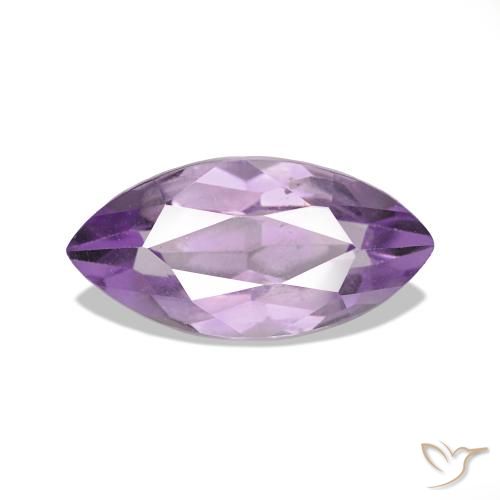 Améthyste Light-Medium Violet naturelle Marquise, 1.13 ct, VS