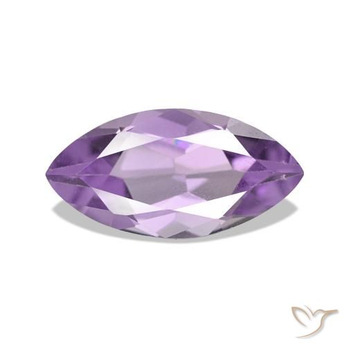 Améthyste Violet moyen naturelle Marquise, 1.01 ct, VS