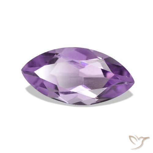 Améthyste Violet moyen naturelle Marquise, 1.01 ct, VS