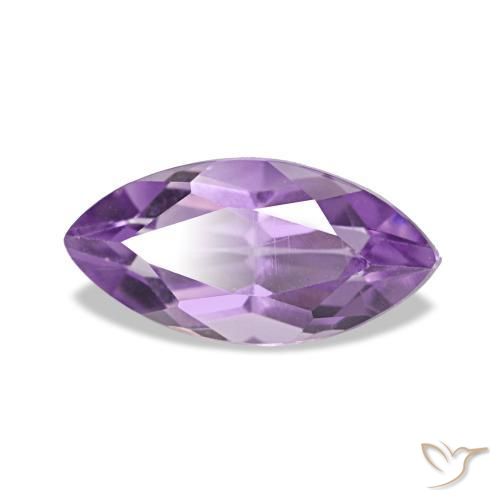 Améthyste Medium Light Purplish-Violet naturelle Marquise, 1.12 ct, VVS