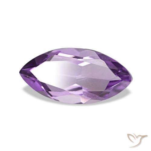 Améthyste Light-Medium Violet naturelle Marquise, 1.02 ct, VVS