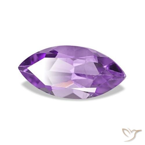Améthyste Medium Light Purplish-Violet naturelle Marquise, 1.02 ct, VS
