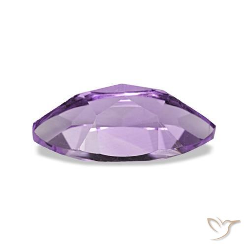 Améthyste Medium Light Purplish-Violet naturelle Marquise, 1.02 ct, VS