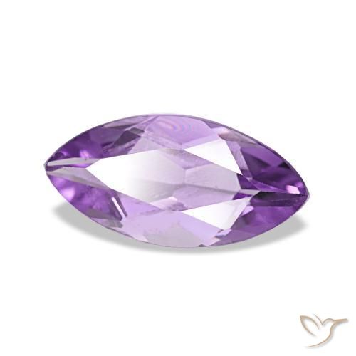 Améthyste Violet violacé naturelle Marquise, 0.98 ct, VS
