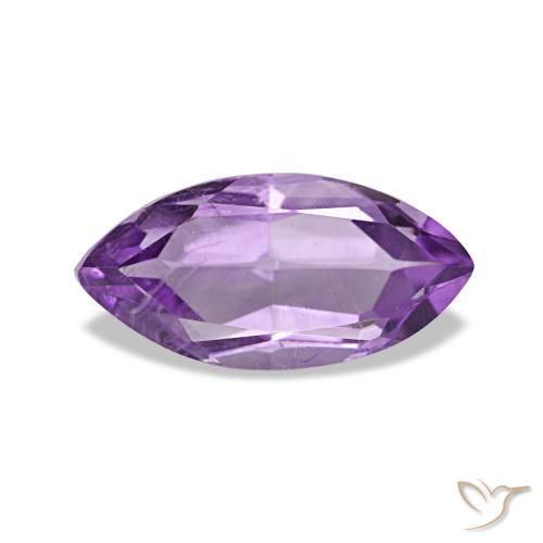 Améthyste Medium Light Purplish-Violet naturelle Marquise, 1.16 ct, VS